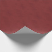 Subtiele getextureerde aardse rode inpakpapier rol (Hoek)