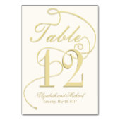 Subtiele Gouden Kalligrafie Glitter Kaart (Achterkant)