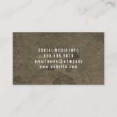 Subtiele Grunge Visitekaartje (Achterkant)