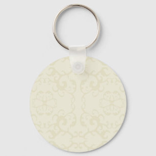Subtiele klassieke vintage patroonprint - aanpasse sleutelhanger