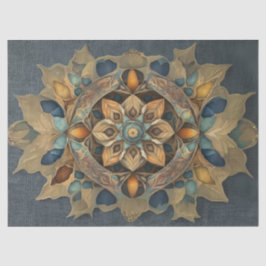 Subtiele kleur Mandala decoupage Tissuepapier