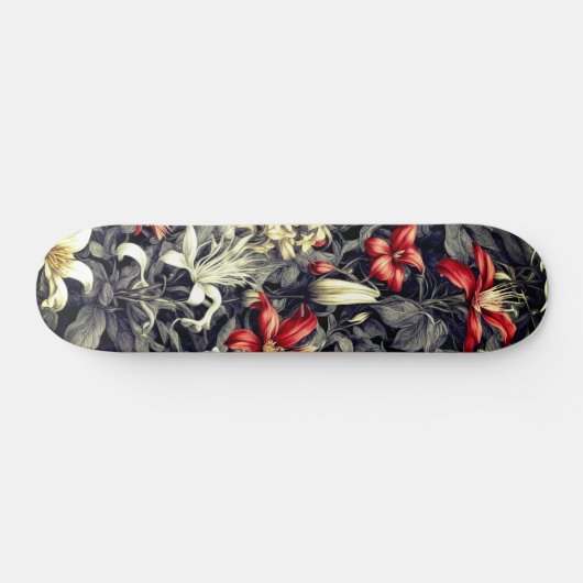 Subtiele kleur Wild Honeysuckle Print Persoonlijk Skateboard (Horizontaal)