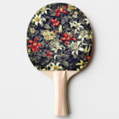 Subtiele kleur Wild Honeysuckle Print Tafeltennisbatje (Achterkant)