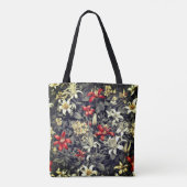Subtiele kleur Wild Honeysuckle Print Tote Bag (Achterkant)
