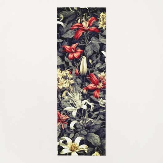 Subtiele kleur Wild Honeysuckle Print Yogamat (Voorkant)