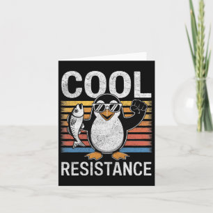 Subtiele koele weerstand Penguin Tarieven Protest Kaart