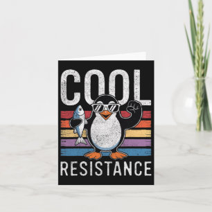 Subtiele koele weerstand Penguin Tarieven Protest Kaart