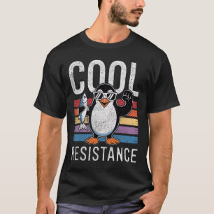 Subtiele Koele Weerstand Pinguïn Tarieven Protest T-shirt