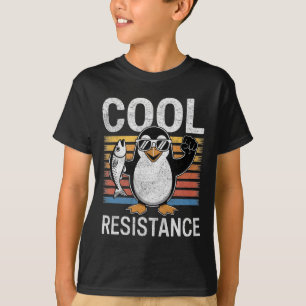 Subtiele Koele Weerstand Pinguïn Tarieven Protest T-shirt