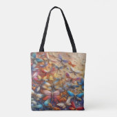 Subtiele Libellen Tote Bag (Achterkant)