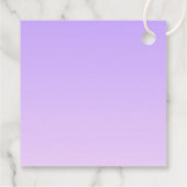 Subtiele lichte Paarse Ombre & uw zakelijke Logo Bedankjes Labels (Achterkant)
