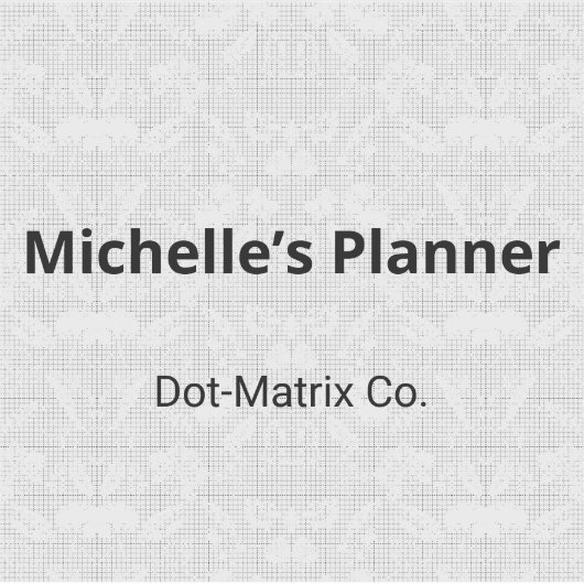 Subtiele monochrome sierstip-matrix Stickers (Voorkant)