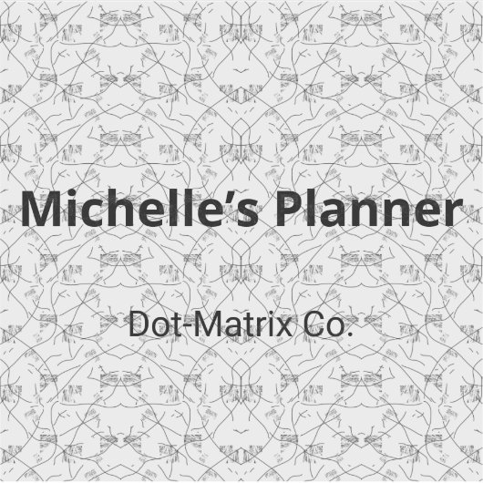 Subtiele monochrome sierstip-matrix Stickers (Voorkant)