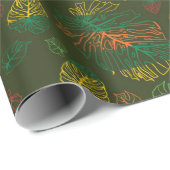 Subtiele Monstera Essence Cadeaupapier (Rol Hoek)