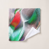 Subtiele of kleurrijke extravagantie in een virtue bad handdoek (Wasdoekje)