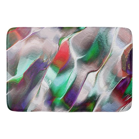 Subtiele of kleurrijke extravagantie in een virtue badmat (Voorkant)