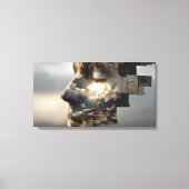 subtiele opkomst canvas afdruk (Voorkant)