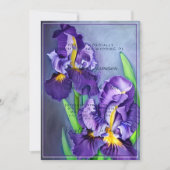 Subtiele paarse bruinvissen kaart (Voorkant)