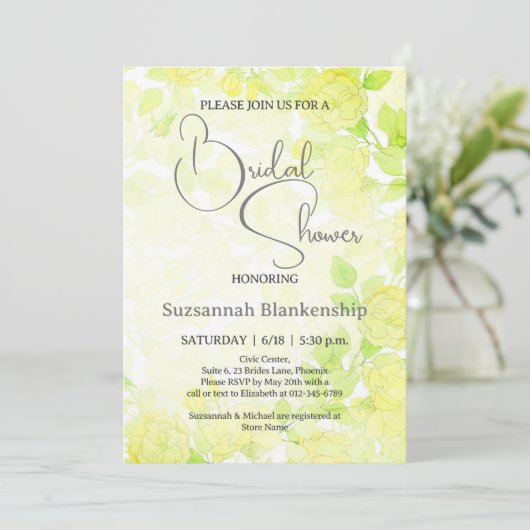 Subtiele pastel bloemenachtergrond Vrijgezellenfee Kaart (Staand voorkant)