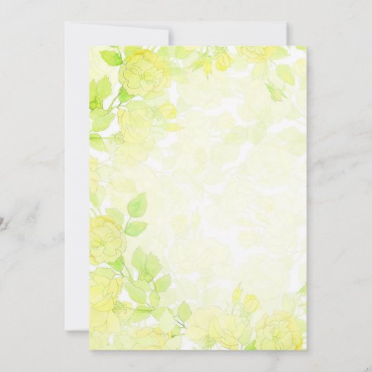 Subtiele pastel bloemenachtergrond Vrijgezellenfee Kaart (Achterkant)