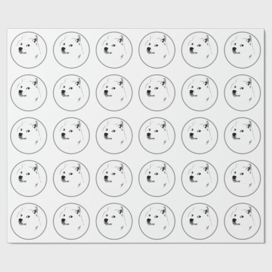 Subtiele postkoetsen in verpakkingspapier cadeaupapier (Vlak)