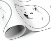 Subtiele postkoetsen in verpakkingspapier cadeaupapier (Rol Hoek)