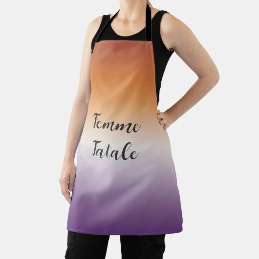 Subtiele Pride Lesbische vlag Custom Schort (Insitu)