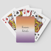 Subtiele Pride Lesbische Vlag Pokerkaarten (Achterkant)