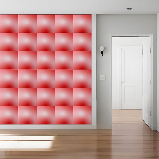 Subtiele rode gradiënt keramische Tegel Tegeltje