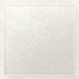 Subtiele rozen glazen onderzetter