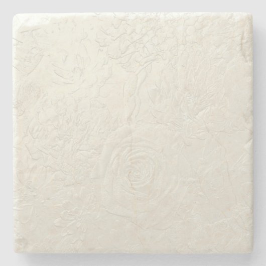 Subtiele Rozen Stenen Onderzetter (Voorkant)