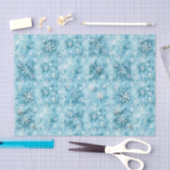 Subtiele sneeuwvlokken tissuepapier (Craft)