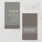 Subtiele stippen visitekaartje (Voorkant / Achterkant)