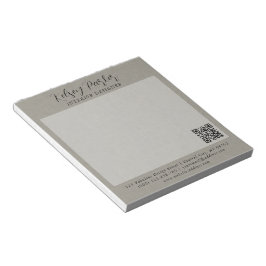 Subtiele Stof Textuur Aanpasbare Notitieblok