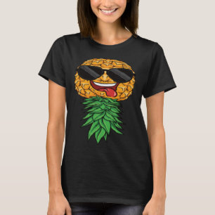 Subtiele Swinger Lifestyle Ondersteboven Ananas Ma T-shirt