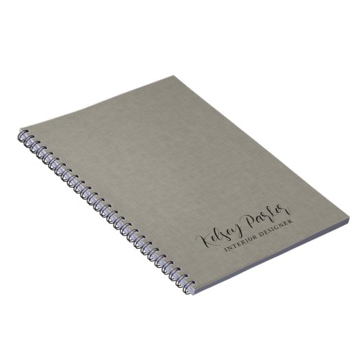 Subtiele Textuur  Notitieboek (Rechterzijde)