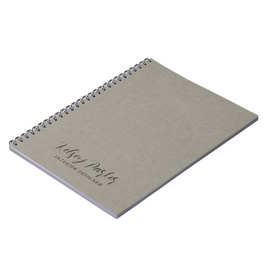 Subtiele Textuur  Notitieboek (Linkerzijde)