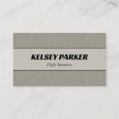 Subtiele Textuur  Visitekaartje (Voorkant)