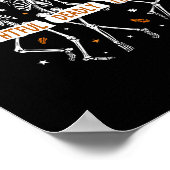 Subtiele Trump Halloween Skelet Verschrikkelijk Do Poster (Hoek)