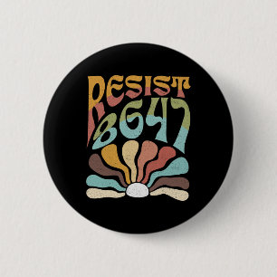 Subtiele Verzets 8647 Trump Verzets Trump Protest  Ronde Button 5,7 Cm