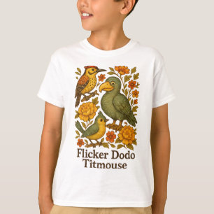Subtiele Vogel Anti Trump Vogel Flikkering Dodo Me T-shirt
