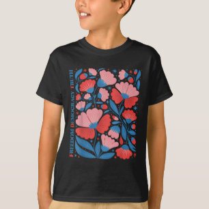 Subtiele Vrijheid Democratie Waarheid Boho Bloemig T-shirt