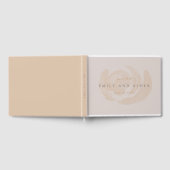 Subtiele Waterverf bloemenbruiloft Gastenboek (Volledig)