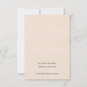Subtiele witte keramische textuur oorbel display l kaart (Achterkant)