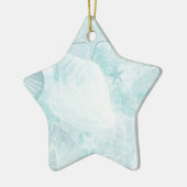 Subtiele zeeschelpen Grafische kunst Keramisch Ornament (Links)