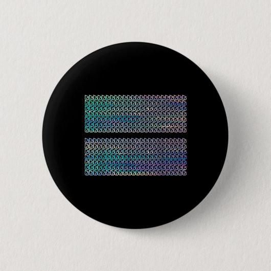 Subtle 67 Six Seven Brainrot Hidden Message Gen Al Ronde Button 5,7 Cm (Voorkant)
