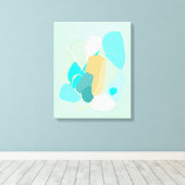 Subtle abstracte compositie Stretched Canvas Afdru Afdruk (Insitu (Houten vloer))