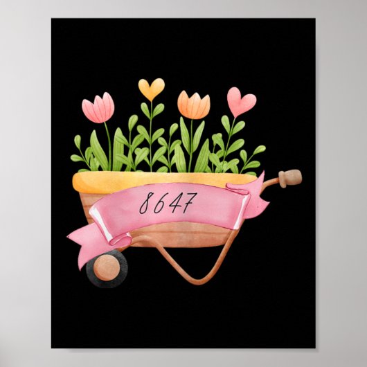Subtle Anti-trump 8647 Spring Garden Beautiful  Poster (Voorkant)