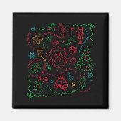 Subtle Anti Trump Christmas Funny Democracy Libera Magneet (Voorkant)