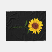 Subtle Anti Trump Shirt Zonnebloem Fleece Deken (Voorkant (Horizontaal))